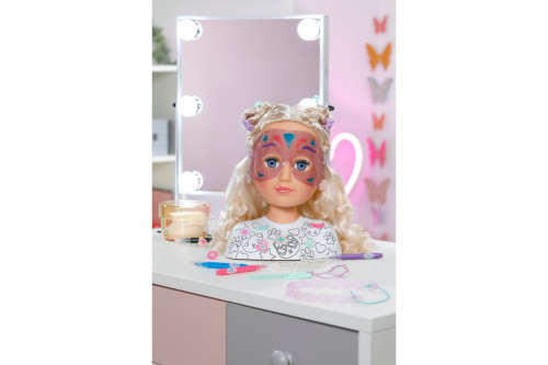 Kreativní česací hlava Baby born