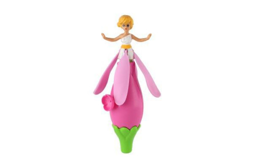Vystřelovací víla panenka plast 17 cm