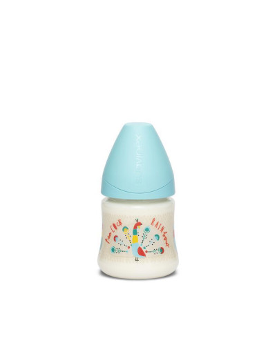 Láhev kulatá savička latex 150 ml 0m+ SUAVINEX