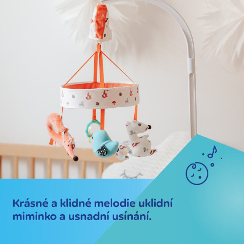 Plyšový kolotoč s melodiemi FOX Canpol babies