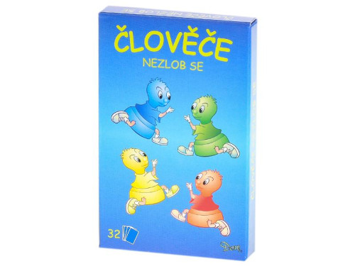Karty Člověče nezlob se v krabičce