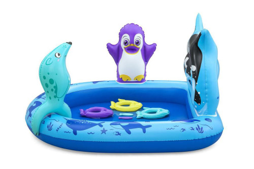 Nafukovací hrací centrum Polar Pals, 1,34 m x 1,31 m x73 cm