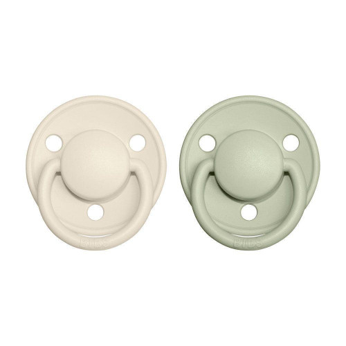 Bibs dudlíky silikon 2 ks De Lux 0-36 měsíců One Size