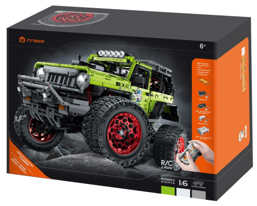 Stavebnice terénní auto RC skládací 2,4 GHz 2 121 dílků dob. pack+bat iM.Master