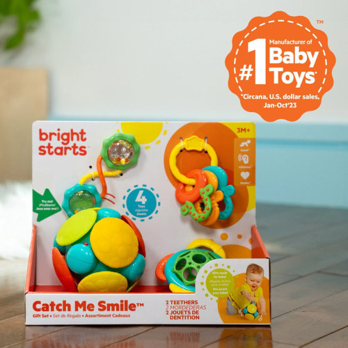 Hračka multisenzorická set Catch Me Smile™ 4 ks 3 m+ Bright Starts