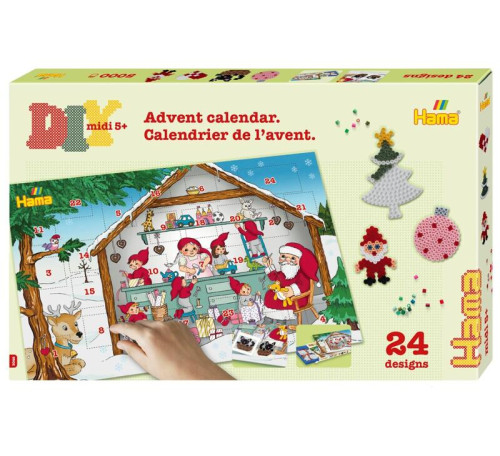 Velká dárková sada Adventní kalendář MIDI HAMA