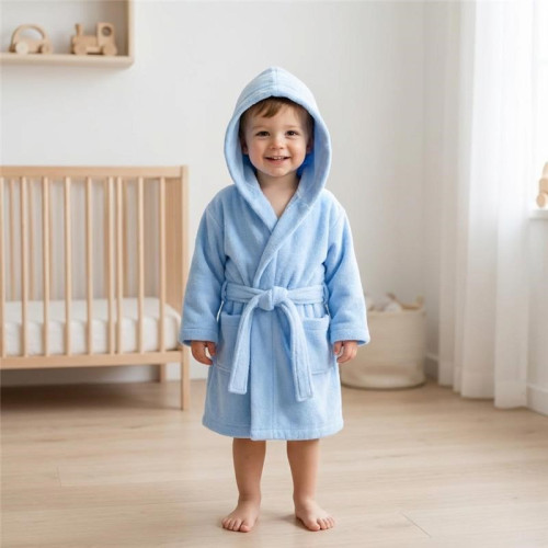 Dětský froté župan New Baby blue