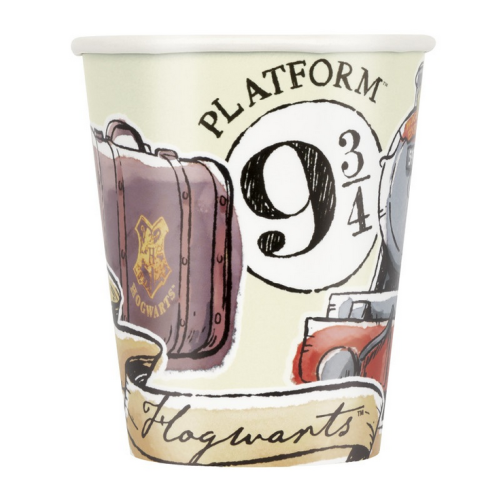 Kelímky papírové - Harry Potter, 8 ks