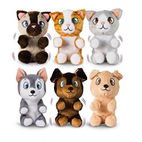 Mini Tickles plyšové zvířátko 16cm na baterie se zvukem a smějící se