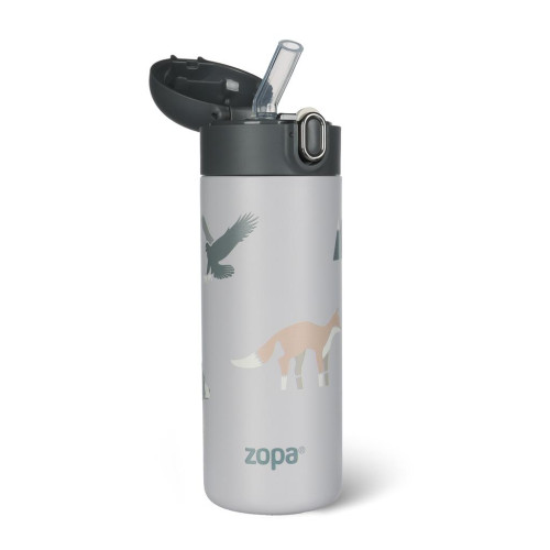 Termoska na tekutiny s brčkem 400 ml Zopa