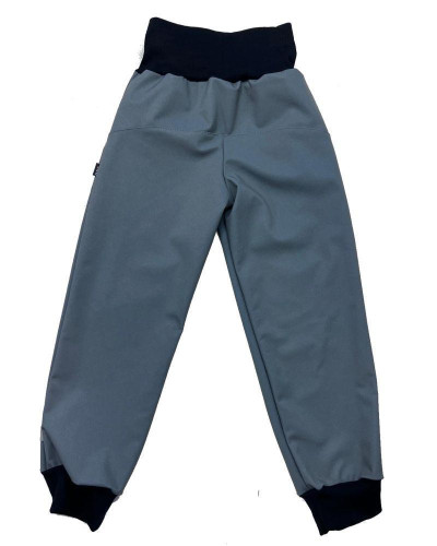 Šedé softshell kalhoty s lemem T-rex RDX