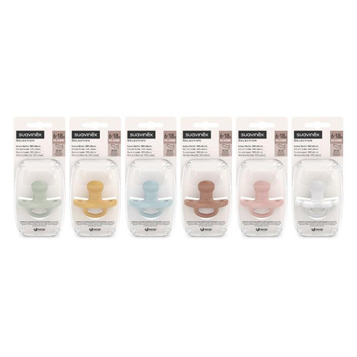 Šidítko anatomické silikon 6-18 m SX PRO Colour Essence Suavinex