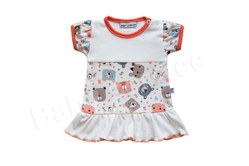 Šatičky krátky rukáv Medvídek Baby Service