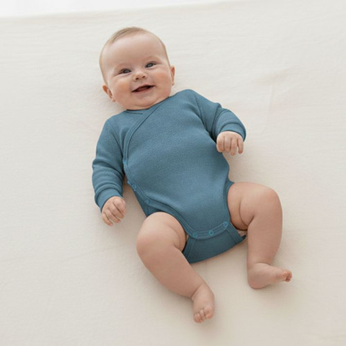 Rostoucí zavinovací body modré vzor obdélník Babyservice