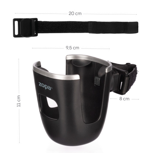 Držák na pití na kočárek Ultra, Black