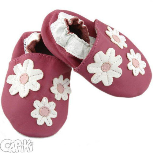 Kožené capáčky 2-3 roky (24/25) 16,6 cm Capiki