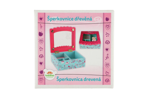 Šperkovnice Princess odklápěcí , dřevěná