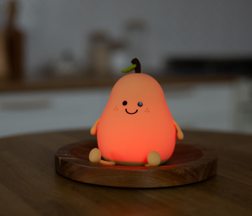 LED silikonová noční lampička Rgb - hruška Mary's