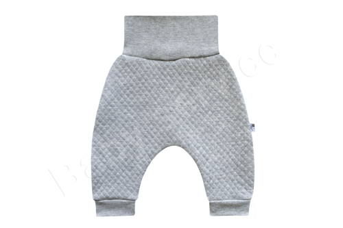 Zimní prošívané kalhoty buggy šedé Baby Service