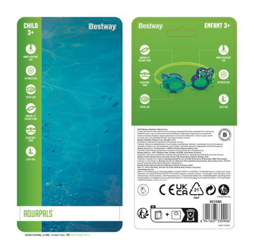 Brýle plavecké AquaPals Bestway