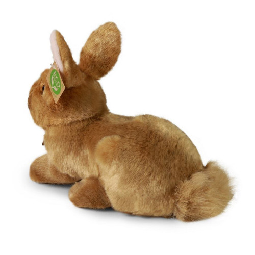 Plyšový králík hnědý ležící 23 cm ECO-FRIENDLY Rappa