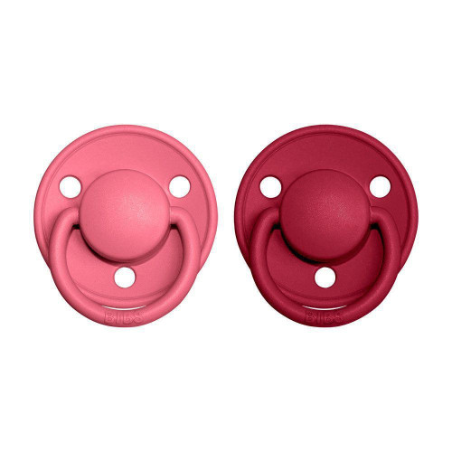 Bibs dudlíky silikon 2 ks De Lux 0-36 měsíců One Size