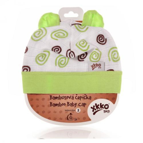 Bambusová dětská čepička Kikko vel. 4 (43-45cm)