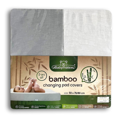 Potah na přebalovací pult Bamboo 2 ks 50 x 70/80 cm Babymatex