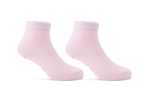 Kojenecké ponožky s protiskluzem dívčí vel. 15–17 cm