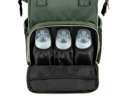 Přebalovací batoh Siena Army Green KikkaBoo
