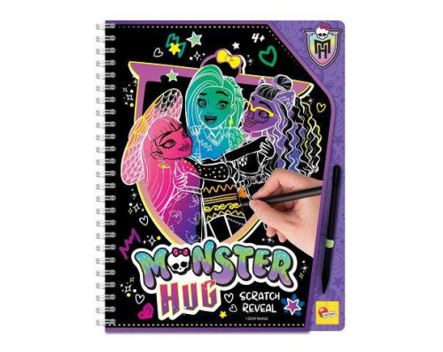 Vyškrabávací omalovánky objetí Monster High