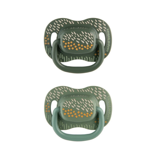 Set symetrických silikonových dudlíků Mountains 6-18 m 2 ks Canpol babies