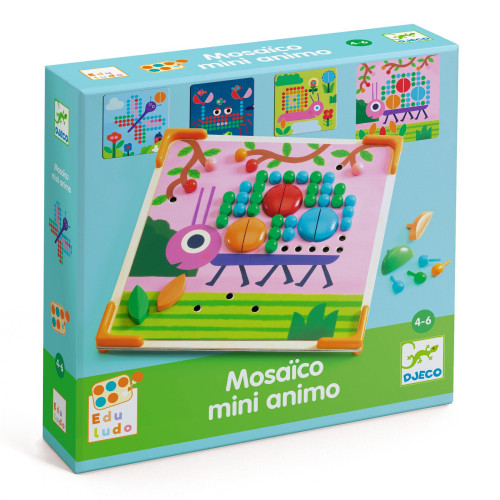 Hra Eduludo Mosaico Mini Animo Djeco