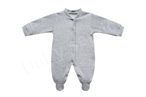 Prošívaná kombinéza šedá Baby Service