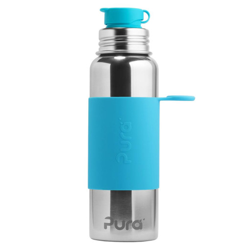 Nerezová láhev se sportovním uzávěrem, Pura 850 ml