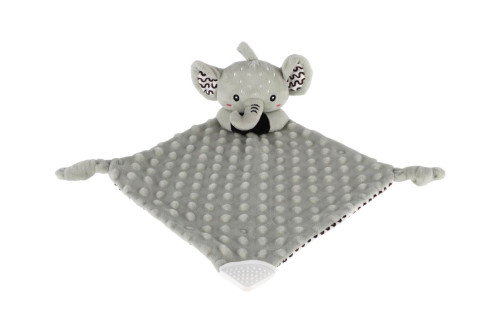 Usínáček babyted kousátko, chrastítko plyš 25x25 cm 0 m+