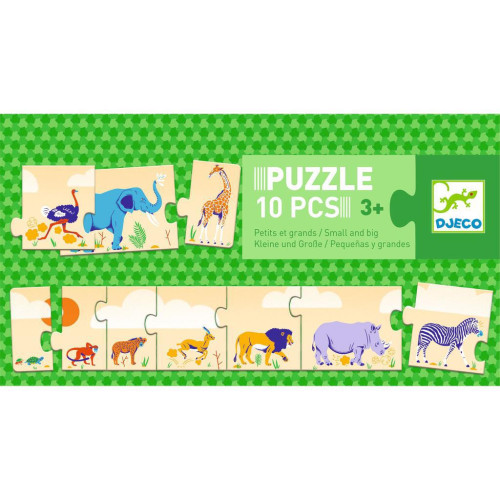 Djeco Dlouhé puzzle od největšího