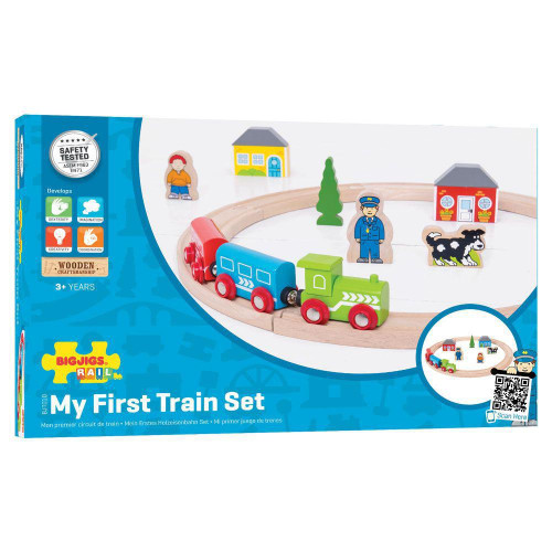 Moje první vláčkodráha 19 dílů Bigjigs Rail