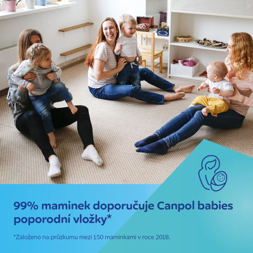 Vysoce absorbční tvarované vložky po porodu 10ks