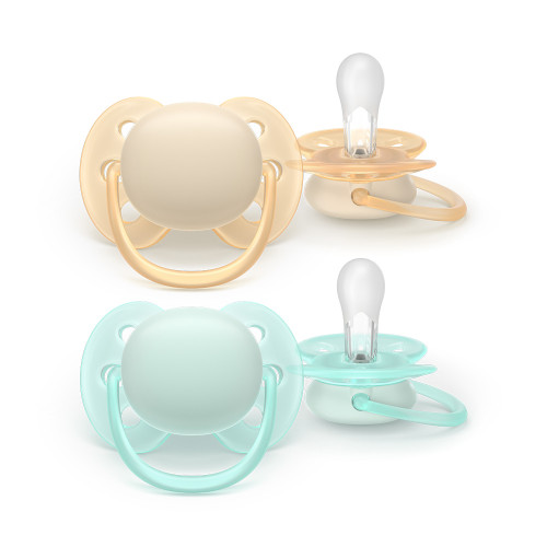 Šidítko Ultrasoft Premium neutral 0-6 m 2 ks Philips Avent