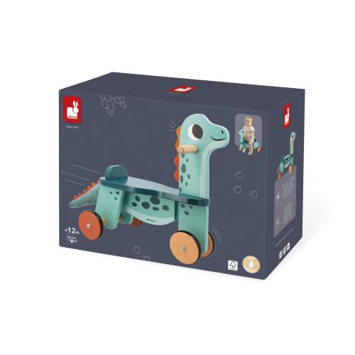Dřevěné odrážedlo Portosaurus Dino Janod