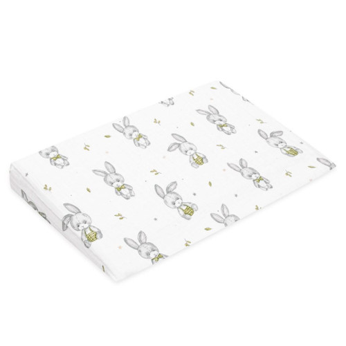 Mušelínový potah na kojenecký polštář - klín Standard 59 x 37 cm New Baby