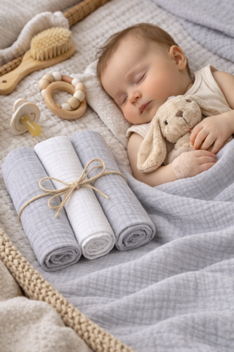 Mušelínové plenky 3 ks 70 x 80 cm BabyMatex