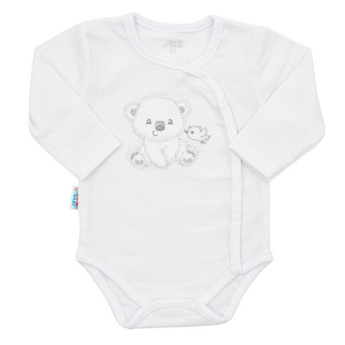 Kojenecká soupravička do porodnice New Baby Sweet Bear bílá