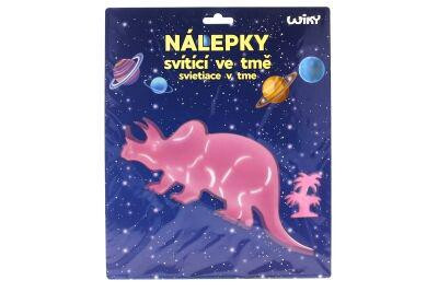 Nálepky svítící ve tmě - dinosauři