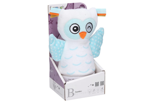 Usínací sova Roly Poly s efekty 16 cm