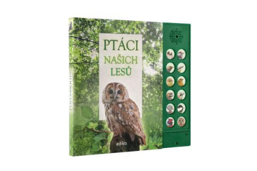 Zvuková knížka Ptáci našich lesů na baterie