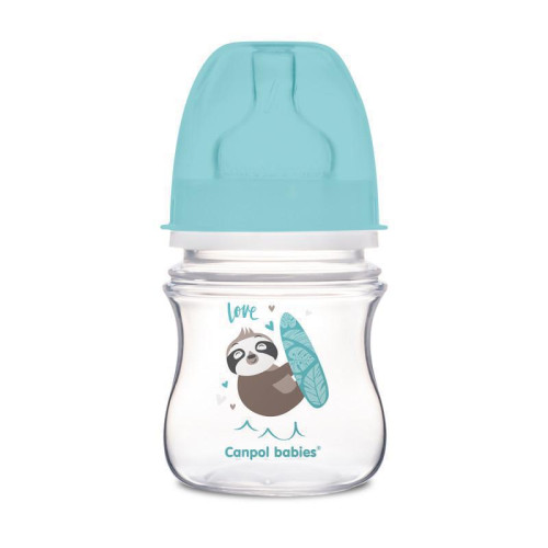 Antikoliková širokohrdlá lahev Exotic animals 120 ml Canpol babies