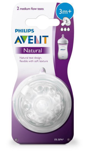 Náhradní dudlík Avent Natural