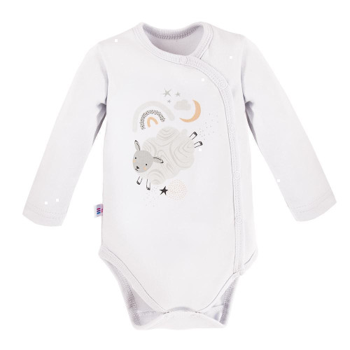 Zavinovací body Mellow s dlouhým rukávem bílé Eevi